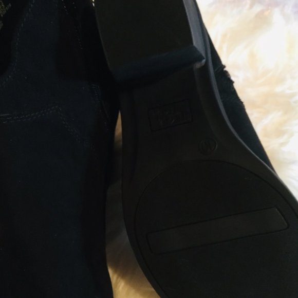 Black Cowboy Booties Sz 10 - Picture 3 of 5